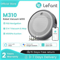 LEFANT – aspirateur Robot M310, aspiration 4500Pa, 180 Minutes, évite de précision des Obstacles,