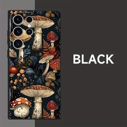TEMU Case For Galaxy S24 Plus S23 S22 S20 5g S21 Fe Back Soft Shell Phone Cover Red Mushroom