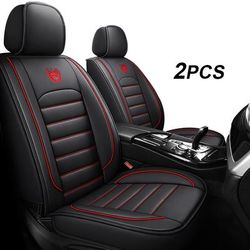 TEMU Yangzhang Two-seater Car Seat Cushion New Full-seat Two-seater Universal Four- Leather Comfortable Front Driver And Passenger Seat Cover