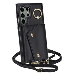 TEMU Wallet Phone Case With Drawstring Zipper Suitable Phone S22u S23u S24u S25u
