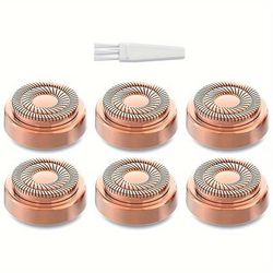 TEMU Replacement Heads, Facial Hair Remover Replacement Of 1/2/4/6