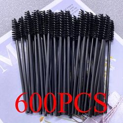 TEMU 300/600pcs Eyelash Brush, Lash Makeup Tool Set For Eyelash Extension