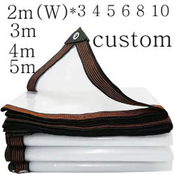 Custom Made Transparent Tarpaulin 3x3x5*6 2*7 8 9 10 Waterproof Rainproof Clear Tarp Plant Cover Garden Plant Camping Cars Patio