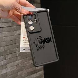 TEMU Stylish Fishing Art Creative Phone Case Suitable For Galaxy S25 S24 S23 S22 S21 S20 Fe 4g 5g Shockproof Soft Tpu Back Cover