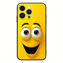 TEMU Yellow Tpu Soft Matte Protective Phone Case For Iphone 6/6s/7/8/x/xs/xr/se2 2020/se3 2022/11/12/13/ Pro Max