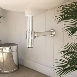 Randolph Morris Brass Bathroom Bottle P Trap RMTB-PTRAP2-C