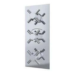 Randolph Morris Thermostatic Valve -3F- 3 Cross Handles RMAS-TV3MC-3F-C
