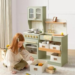 Tiny Land Serenity Play Kitchen - Sage Green