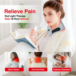 Hello Face L1 Neck Care Beauty Device 850nm Near-Infrared Light Therapy Neck Massage for Neck Pain Shoulder Fatigue Relief