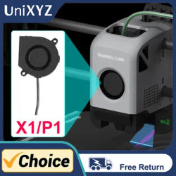 5015 Cooling Fan for Bambu Lab X1 X1C P1P P1S Front Shell Component Cooling Drum Fan Dual Ball Bearing Rapid Silent Blower Fan