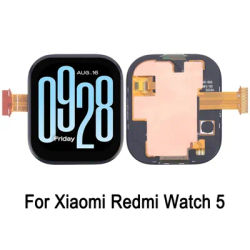 Écran LCD AMOLED pour Xiaomi Redmi Watch 5, 2.07", 60Hz Smartwatch, écran tactile, pièce de rechange de réparation