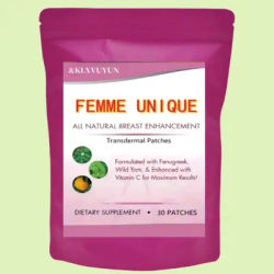 Clinical Strength Breast Augmentation Supplement, Transdermal Patches Produced in the USA, Fenugreek, Wild Yam