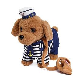 Cane robot telecomandato giocattolo cane peluche elettronico giocattolo interattivo cammina canta regalo di animale di peluche per ragazza e ragazzo di età compresa tra 3 e 6 anni regalo di Natale