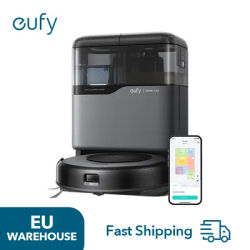 eufy Robot aspirapolvere Omni C20 con stazione all-in-one Svuotamento automatico Mop Lavaggio e asciugatura per pulizia a mani libere