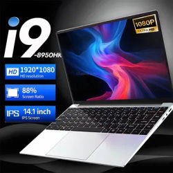 2025 New i9 PC Laptop Computer Windows 11 Pro Intel Core i9 8950HK 16GB 1TB Gaming Notebook Dual-Band WiFi 6 Core Laptops