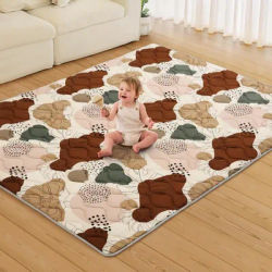 Children's Play Carpet Thicker Baby Awakening Mat Foldable Washable Carpet Activities For Baby Fit Indoor And Outdoor Use