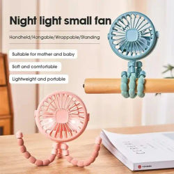 Ventilateur d'extérieur portable à clipser pour bébé, aste par USB, 3 vitesses, 600mAh, mini maison, poussette, GérCooling, appareils ménagers
