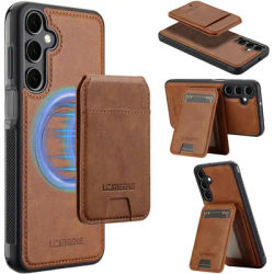 Detachable Leather Case For Samsung Galaxy S25 Ultra S24 Plus S22 S21 FE A55 A35 A16 A36 A56 A15 A14 Card Solt Wallet Phone Bag