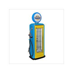 Roadside Relics Blue Sunoco Tokheim 39 Style Display Case Gas Pump Replica