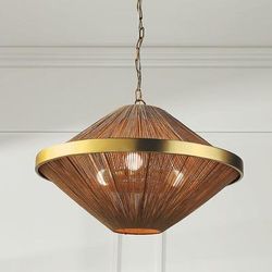 Valeria Jute Chandelier - Frontgate