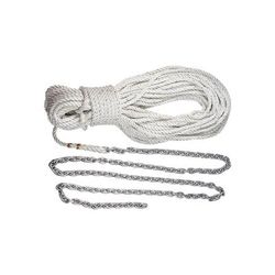 Lewmar Anchor Rode 215ft - 15ft of 1/4in Chain & 200ft of 1/2in Rope w/Shackle 69000334