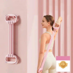ZZ Resistance Band Elastic Puller Rope Non Slip Handle Exercise 6 Level Adjustable Yoga Stretching Belt For Shoulder Arms Back