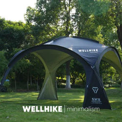 Wellhike Outdoor Dome Tent Eggshell Camping Rain proof and Sunscreen Oversized Sunshade Tent Mongolian Tent
