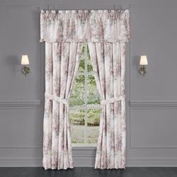 Estelle Blush 84 Inch Window Panel Pair by Royal Court in Blush (Size ONE SIZE)