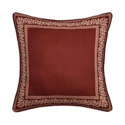 Lazia 18 Inch Square Decorative Throw Pillow by Royal Court in Red (Size ONE SIZE)