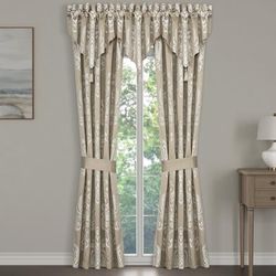 Potenza Sand 84 Inch Window Panel Pair by Royal Court in Sand (Size ONE SIZE)
