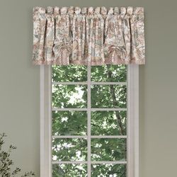 Janessa Window Straight Valance by Royal Court in Spice (Size ONE SIZE)