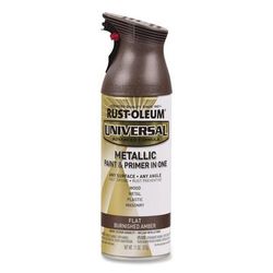Rust-Oleum Universal Premium Spray Paint, Flat Amber, 12 oz Aerosol Can (RST271472EA)