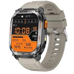 Nuovo orologio intelligente da uomo con GPS e tracciamento IP68 impermeabile 2.01 IPS, display sempre aggiornato, bussola, frequenza cardiaca, batteria da 630 mAh, chiamata Bluetooth, smartwatch da