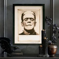 Framed Frankenstein Wall Art - Grandin Road