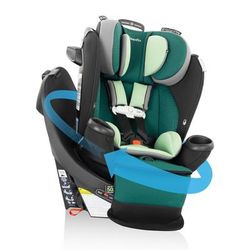 Evenflo GOLD Revolve360 Extend All-in-One Rotational Convertible Car Seat with SensorSafe - Emerald