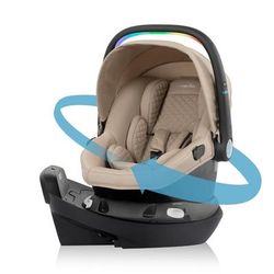 Evenflo Revolve180 LiteMax NXT Rotational Infant Car Seat with SensorySoothe - Topaz