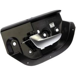 Dorman Interior Door Handle Plastic Chrome Lever with Black Bezel Help Series, Rear, Driver Side, Lifetime limited warranty 80379