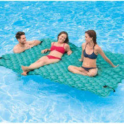 Water Relaxing Party Floating Inflatable Mat Air Mattress Pvc Wave Pool Hammock