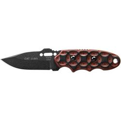 Tops Knives CAT 200 S-Series Fixed Blade Knife Red/Black 3.25in 200S-05