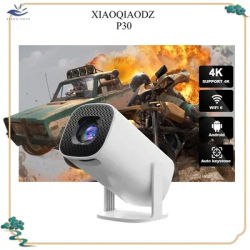 XIAOQIAODZ P30 4K Portable Projector Home Theater LED Mini 8K 1080P Smart Android Video Game Mobile Pocket Phone Cinema Wifi BT