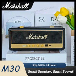 Marshall M30 haut-parleur Bluetooth sans fil étanche puissant stéréo basse son extérieur caisson de basses haut-parleurs portables