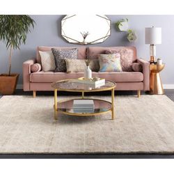 Lanie 20" Square Traditional Mauve/Aqua/Lilac/Lavender/Sky Blue/Grass Green/Brown/Burgundy/Ice Blue/Light Gray/Mustard/Purple/Yellow/Tan Throw Pillow - Boutique Rugs