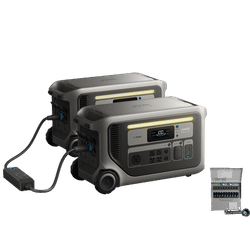 2× Anker SOLIX F3000 + 10-Circuit Manual Transfer Switch