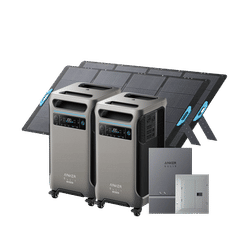 2× Anker SOLIX F3800 Plus + Smart Home Power Kit + 2× 400W Solar Panel