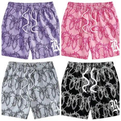 2025-26 Summer New Hot-selling 3D Printed Sports Shorts Quick-drying and Downhill Motorcycle Men's and Women's Same Shorts