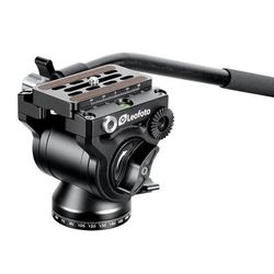 Leofoto BV-5 Mini Fluid Head for Optics w/ Standard Handle Arca Black BV-5