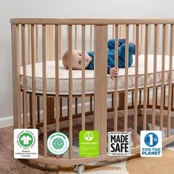 Naturepedic Oval Breathable Cover for Stokke Sleepi Crib V3