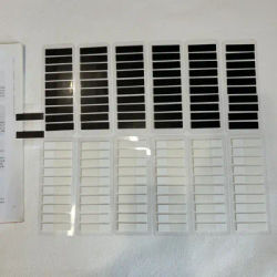 12Packs 2400 Pcs Color Stickers Notes Transparent Self-Adhesive Index Tabs Flags Sticky Note Stationery School Office Supplies