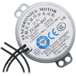 AC220V-240V TYJ50-8A7 4W 4-5RPM Claw Pole Permanent Magnet Synchronous Motor 50/60Hz Use for Shaking Head Fan Floor Fan Wall Fan