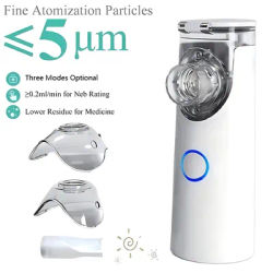 Medical Silent Mesh Nebulizer Handheld Asthma Inhaler Atomizer Children Health Care Mini Portable Nebulizer Humidifier